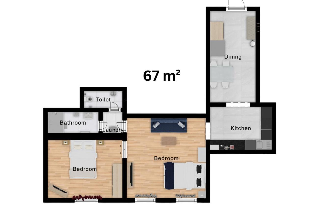 Apartment Korina - City Center 자그레브 외부 사진